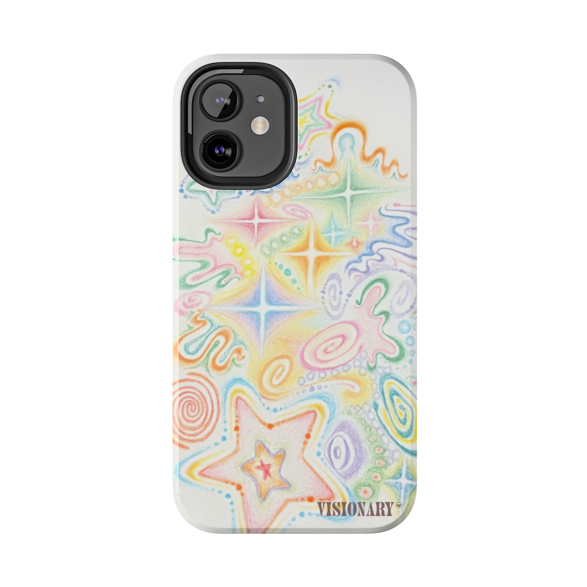 Visionary Doodle Dreams Iphone Case - Protective Tough Case