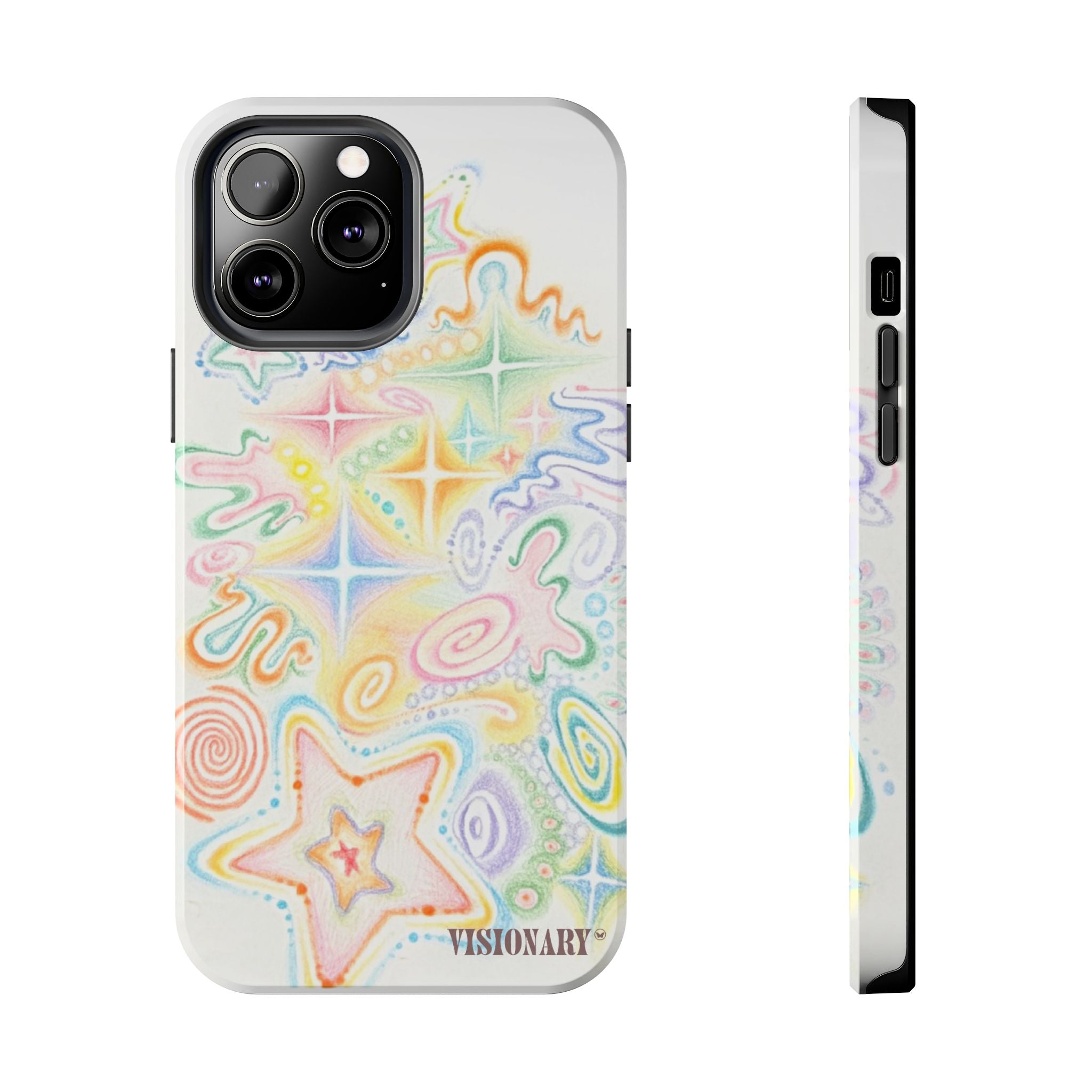 Visionary Doodle Dreams Iphone Case - Protective Tough Case