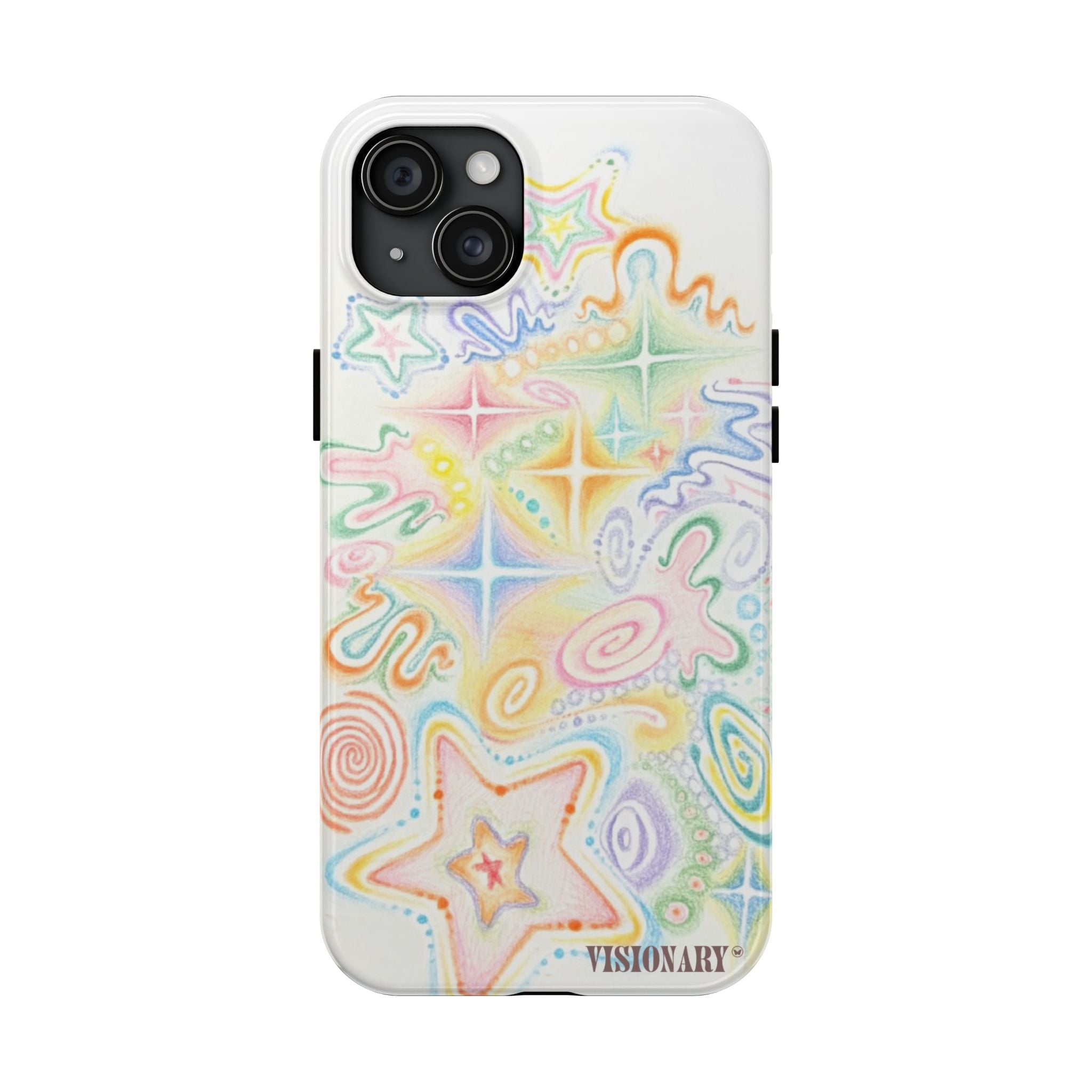 Visionary Doodle Dreams Iphone Case - Protective Tough Case