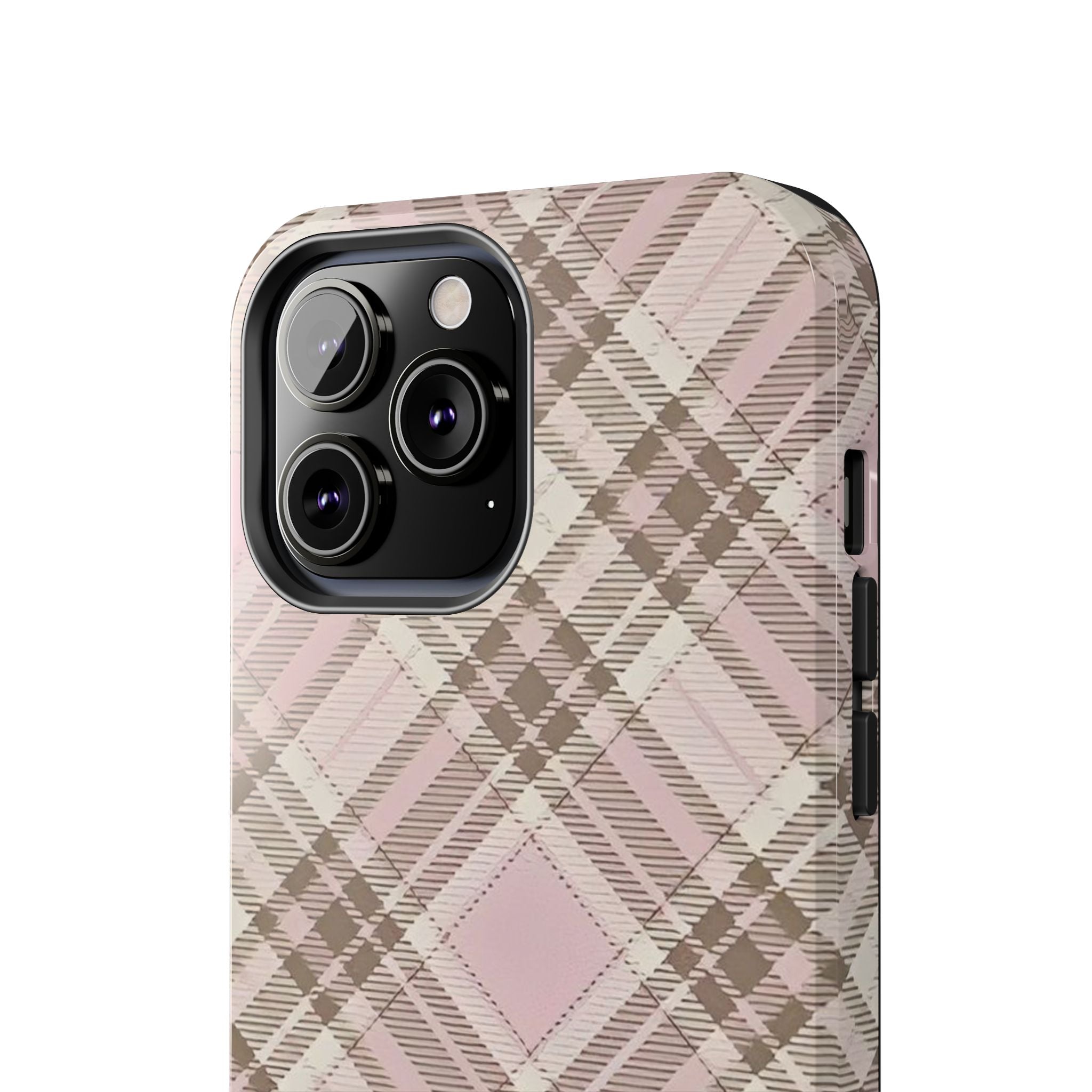 Visionary Plaid Princess Iphone Case - Protective Tough Case