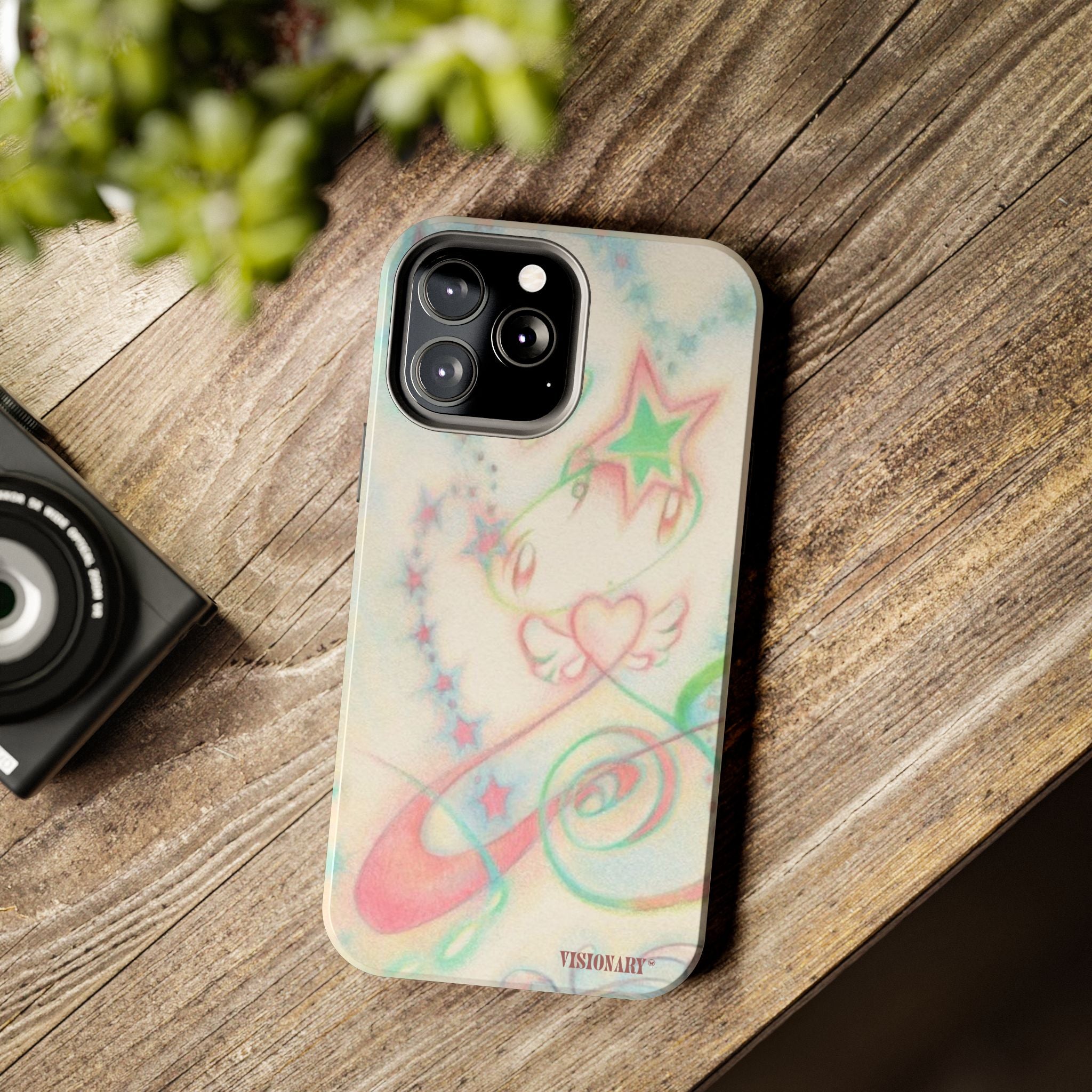 Visionary Starlight Graffiti Iphone Case - Protective Tough Case