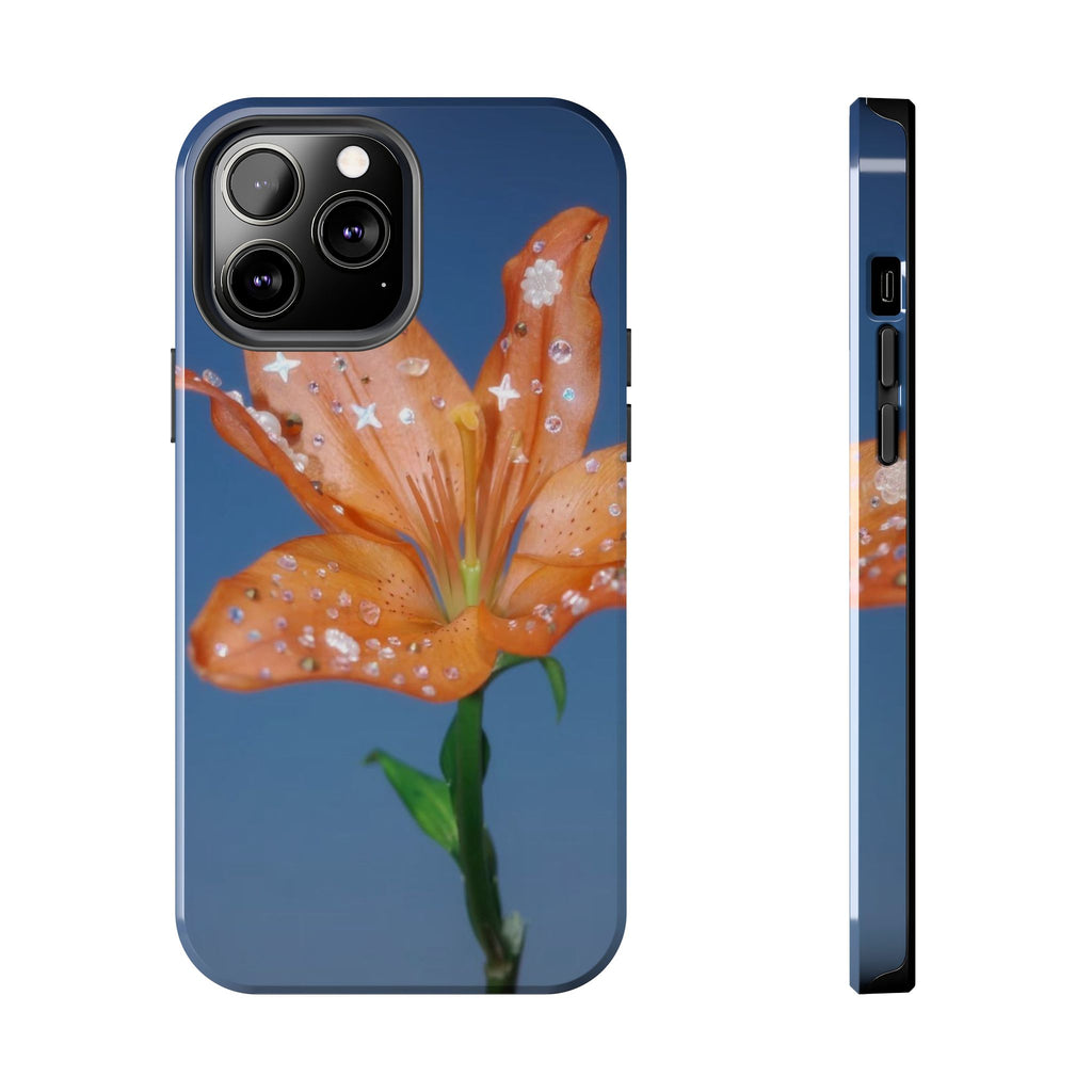 Visionary Dew-Kissed Lily Iphone Case - Protective Tough Case