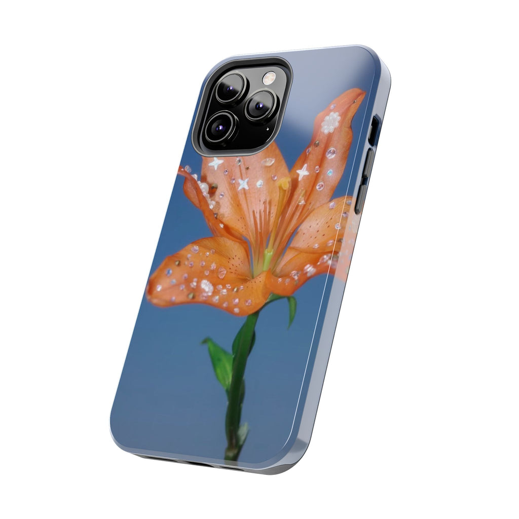 Visionary Dew-Kissed Lily Iphone Case - Protective Tough Case