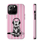 Visionary Crazed Cat Iphone Case - Protective Tough Case