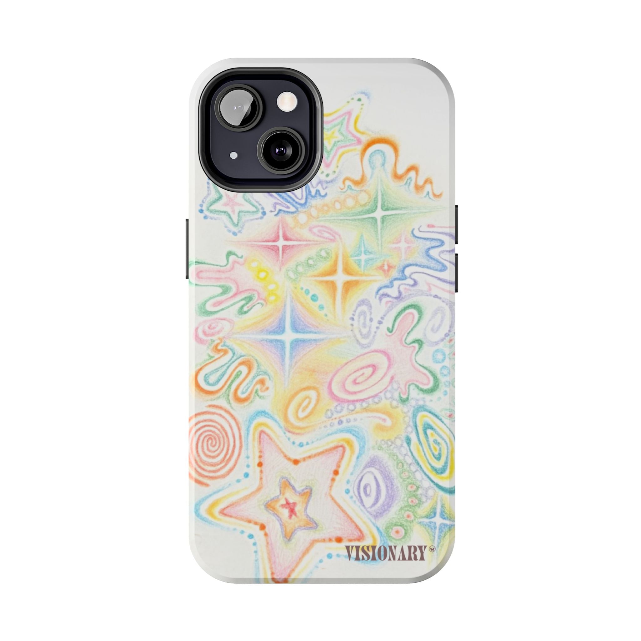 Visionary Doodle Dreams Iphone Case - Protective Tough Case