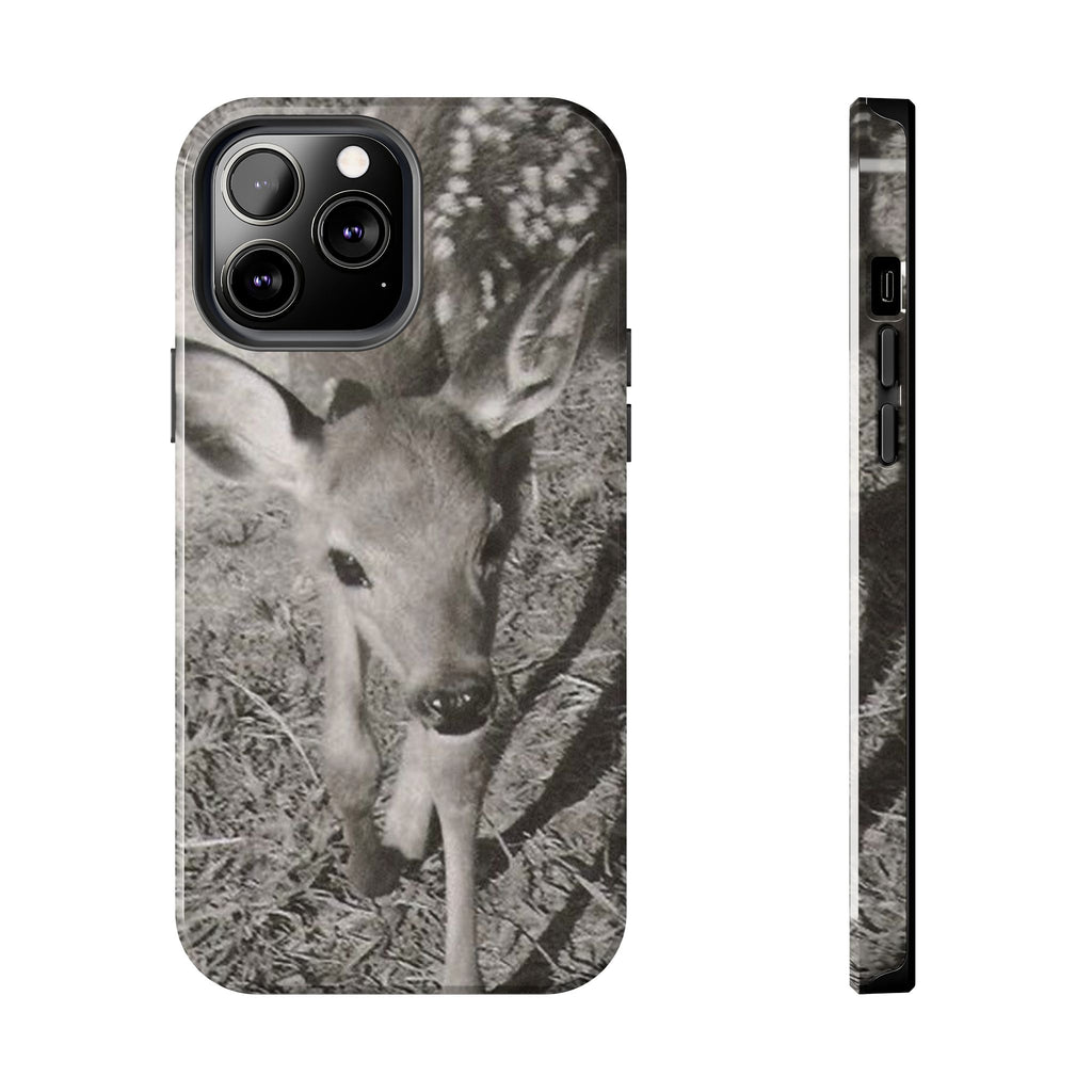 Visionary B&W Deer Iphone Case - Protective Tough Case