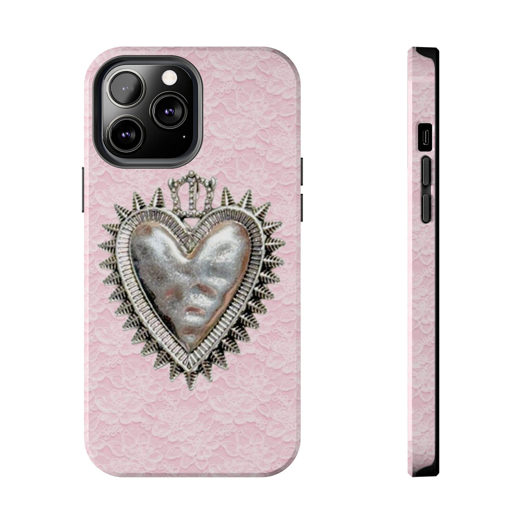 Visionary Sacred Heart Iphone Case - Protective Tough Case