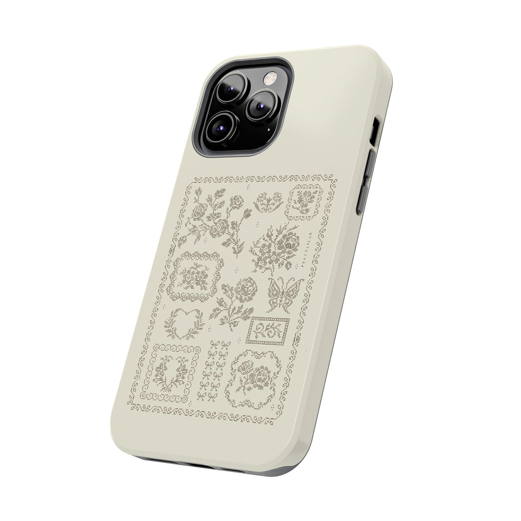 Visionary Embroidery Iphone Case - Protective Tough Case
