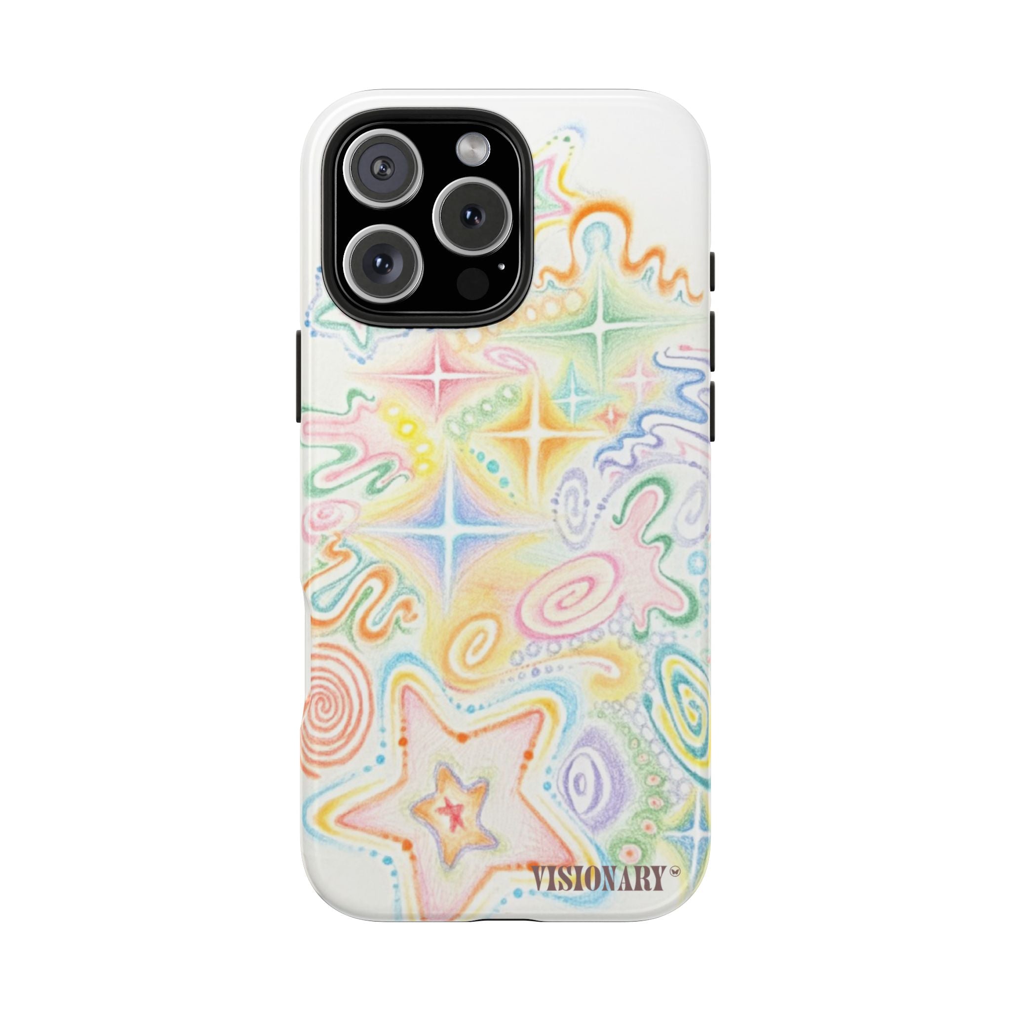 Visionary Doodle Dreams Iphone Case - Protective Tough Case