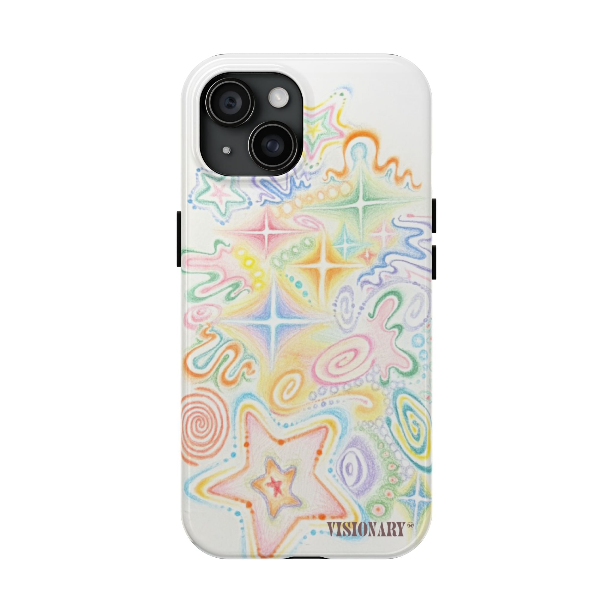 Visionary Doodle Dreams Iphone Case - Protective Tough Case