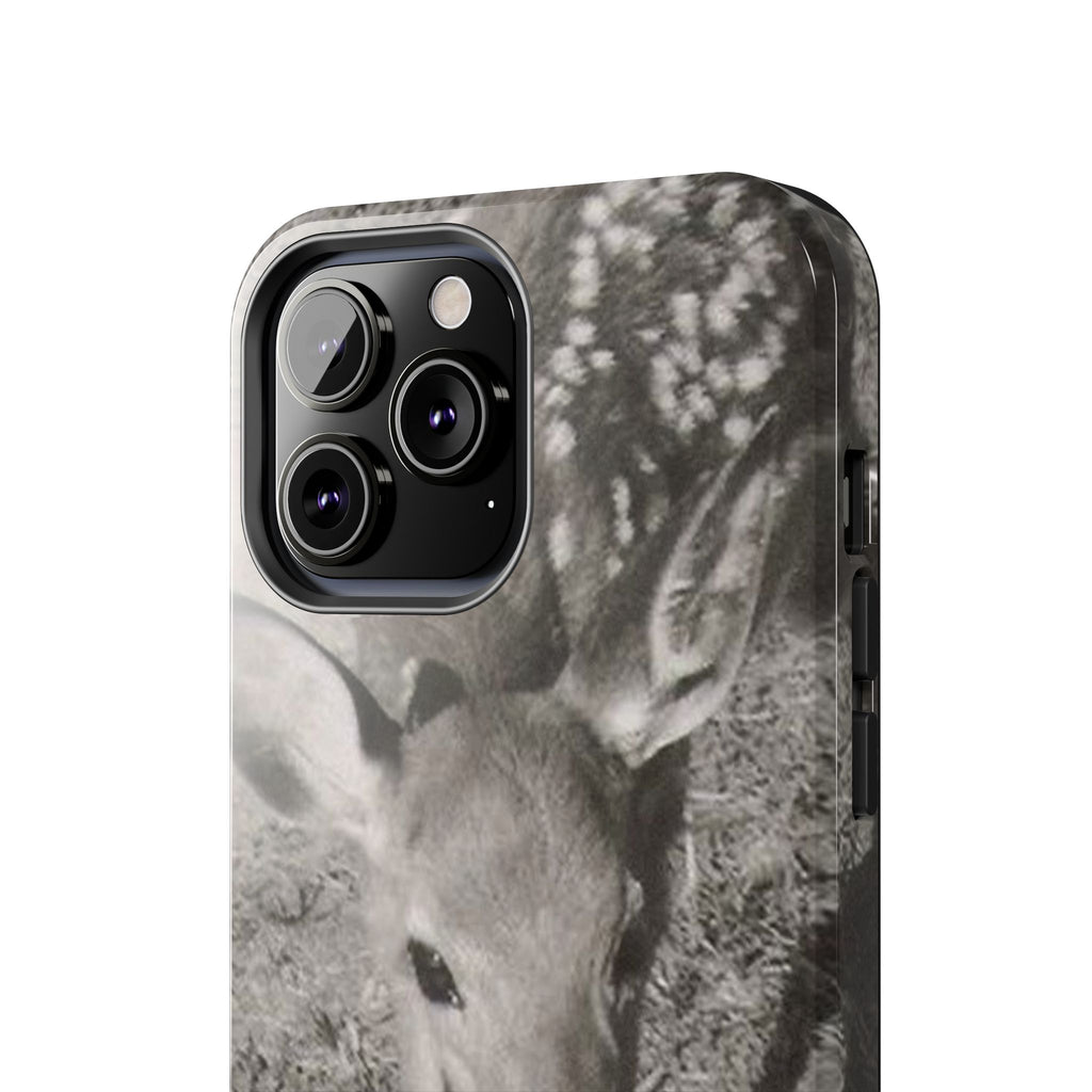 Visionary B&W Deer Iphone Case - Protective Tough Case