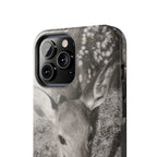 Visionary B&W Deer Iphone Case - Protective Tough Case