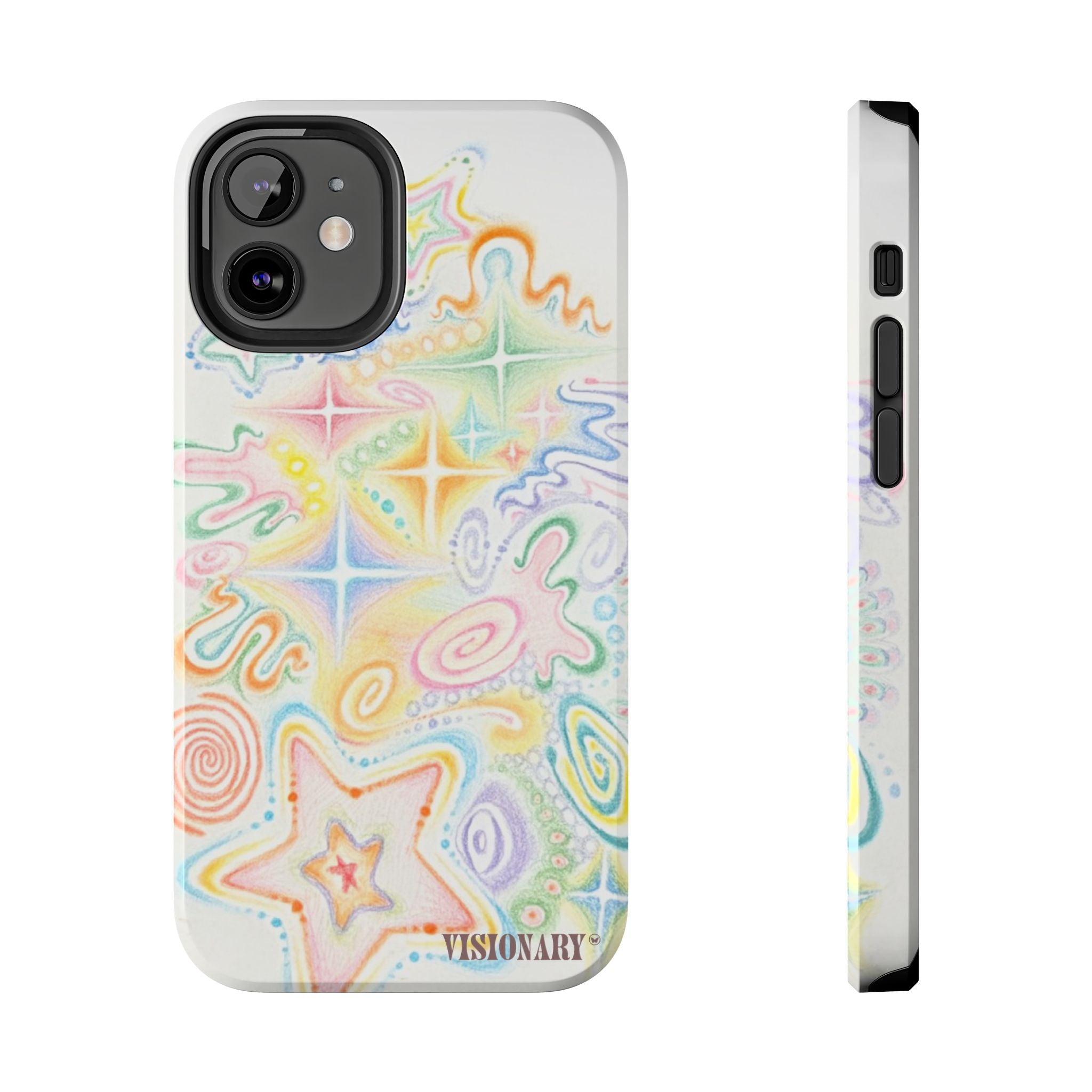 Visionary Doodle Dreams Iphone Case - Protective Tough Case