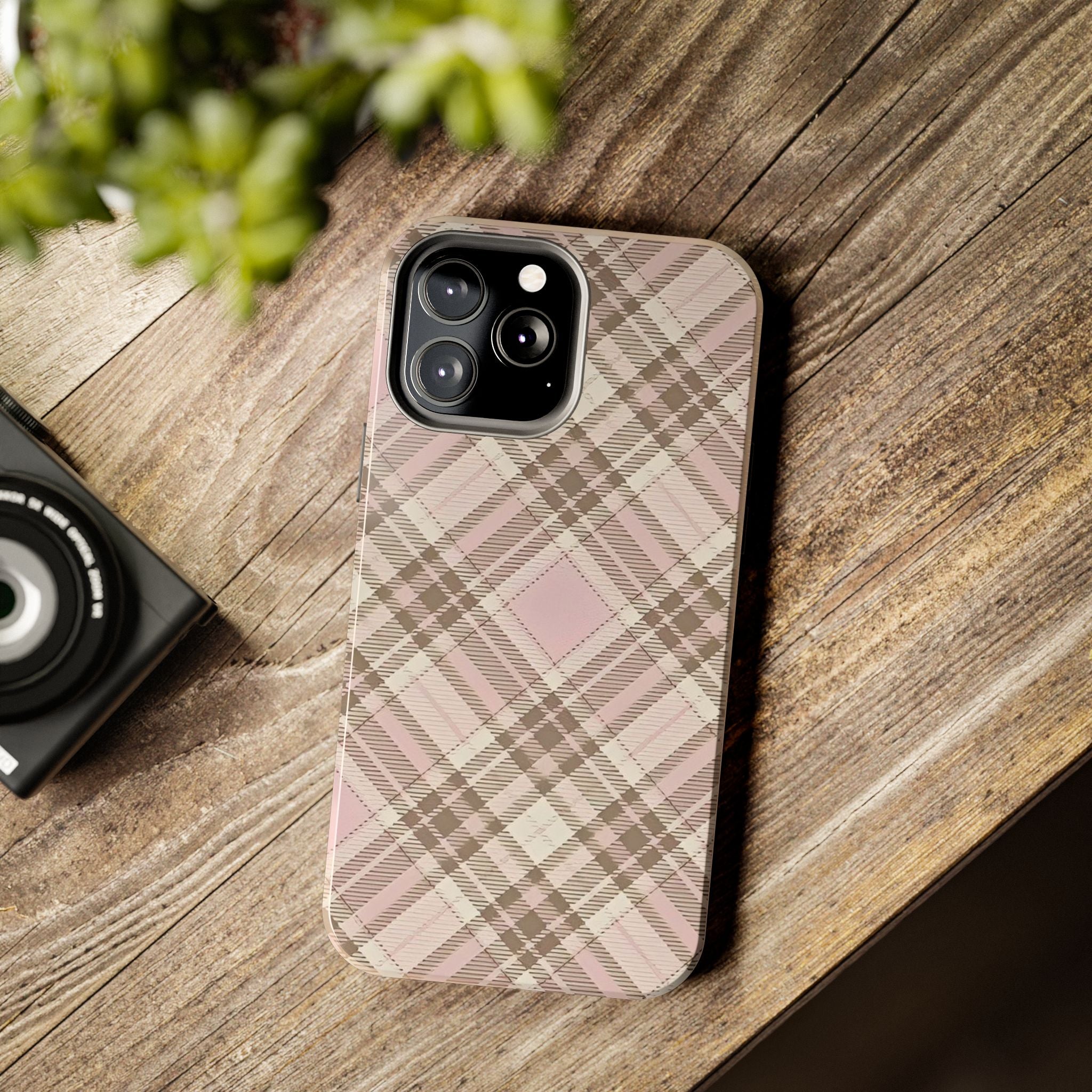 Visionary Plaid Princess Iphone Case - Protective Tough Case