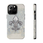 Visionary Fleur de lis Iphone Case - Protective Tough Case