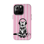 Visionary Crazed Cat Iphone Case - Protective Tough Case