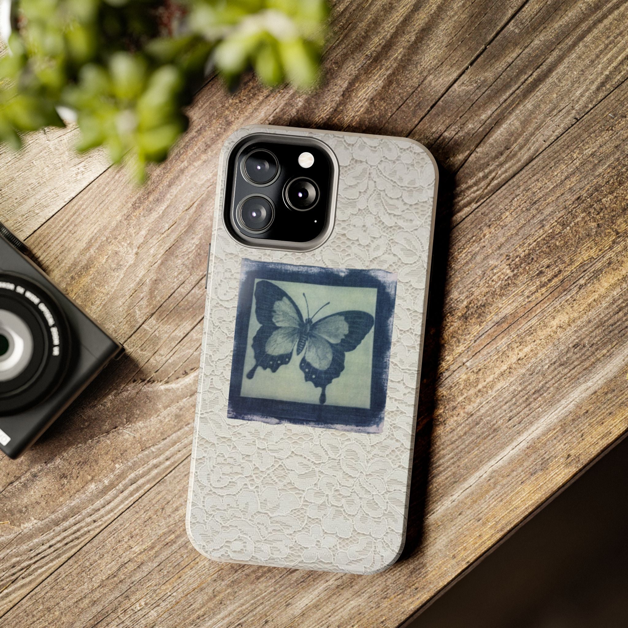 Visionary Stamped Lace Iphone Case - Protective Tough Case
