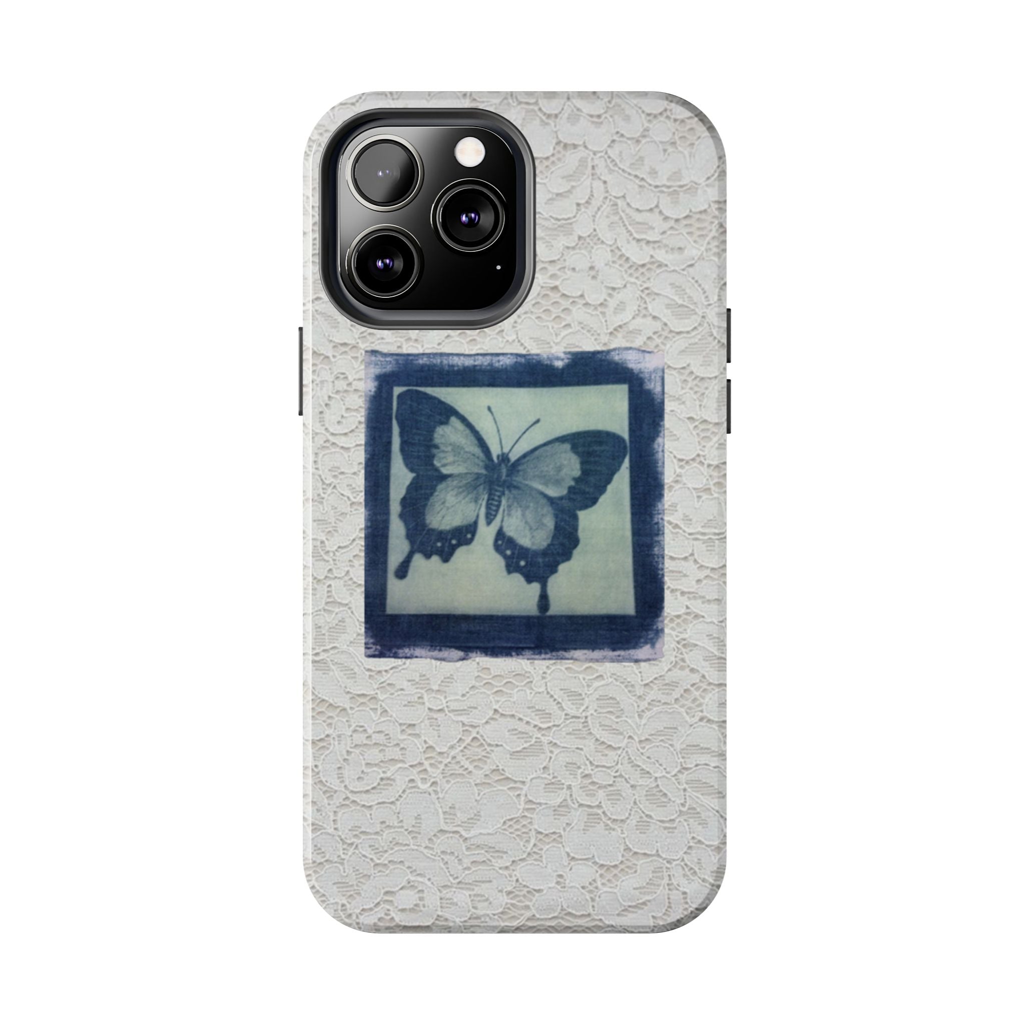Visionary Stamped Lace Iphone Case - Protective Tough Case