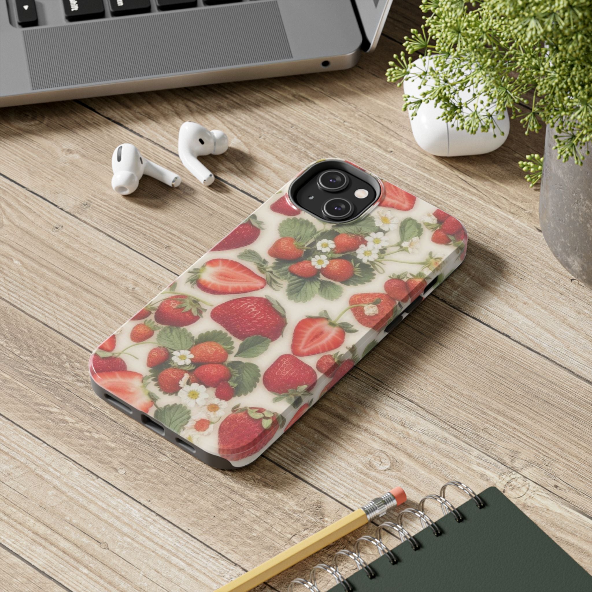Visionary Strawberry Dream Iphone Case - Protective Tough Case