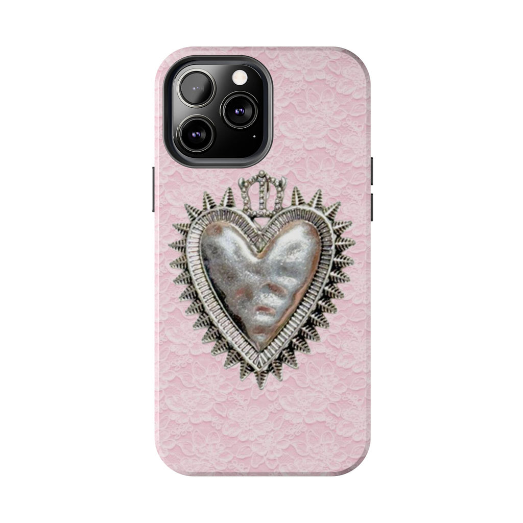 Visionary Sacred Heart Iphone Case - Protective Tough Case