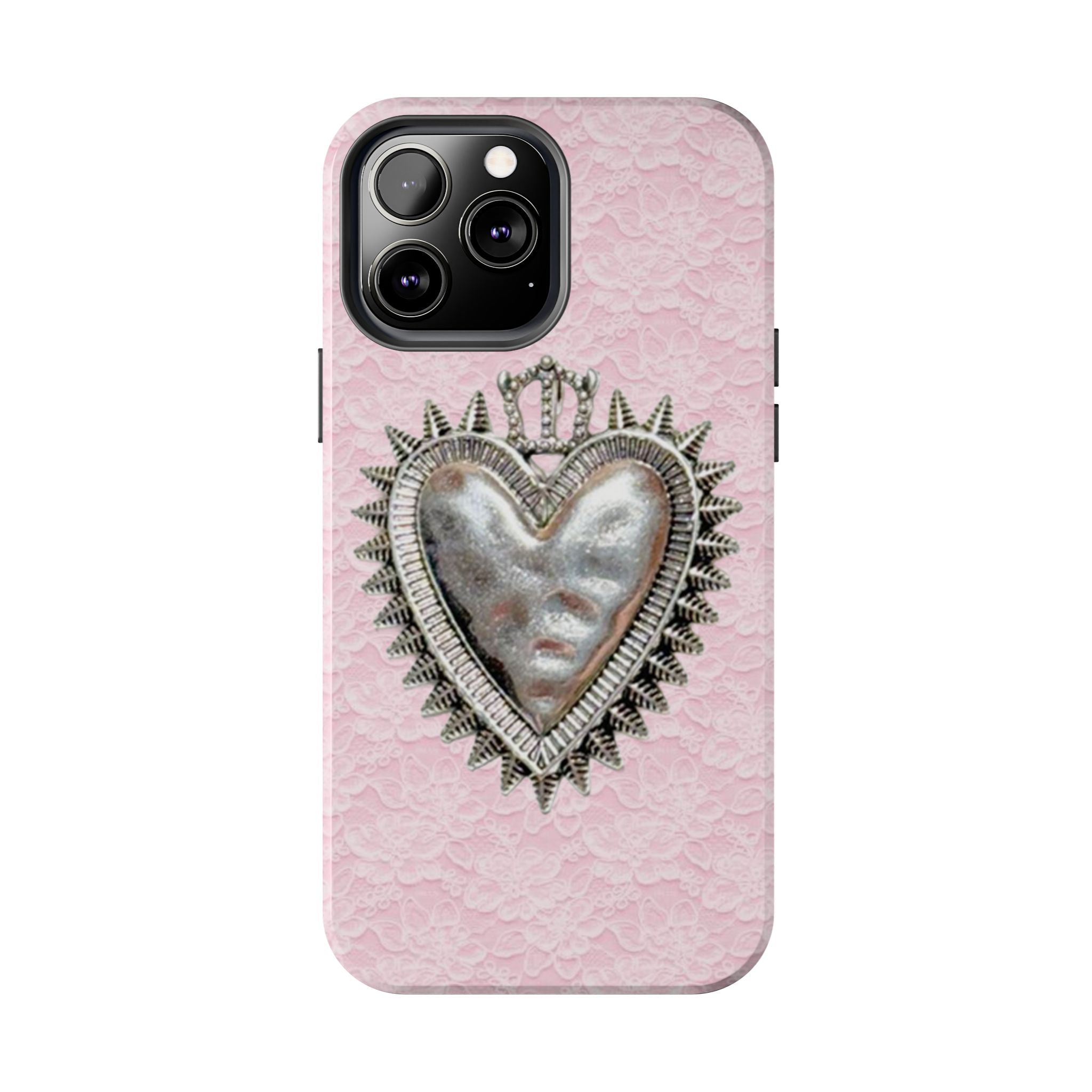 Visionary Sacred Heart Iphone Case - Protective Tough Case