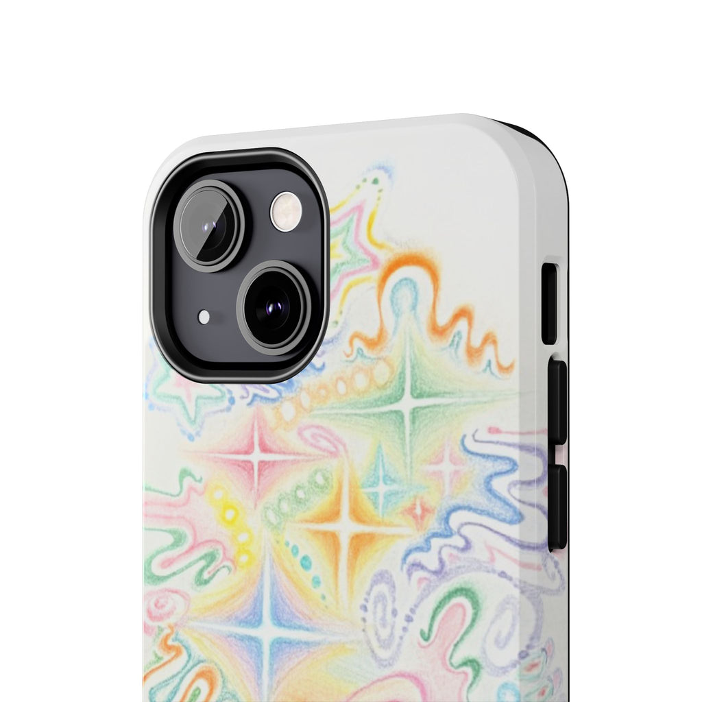 Visionary Doodle Dreams Iphone Case - Protective Tough Case