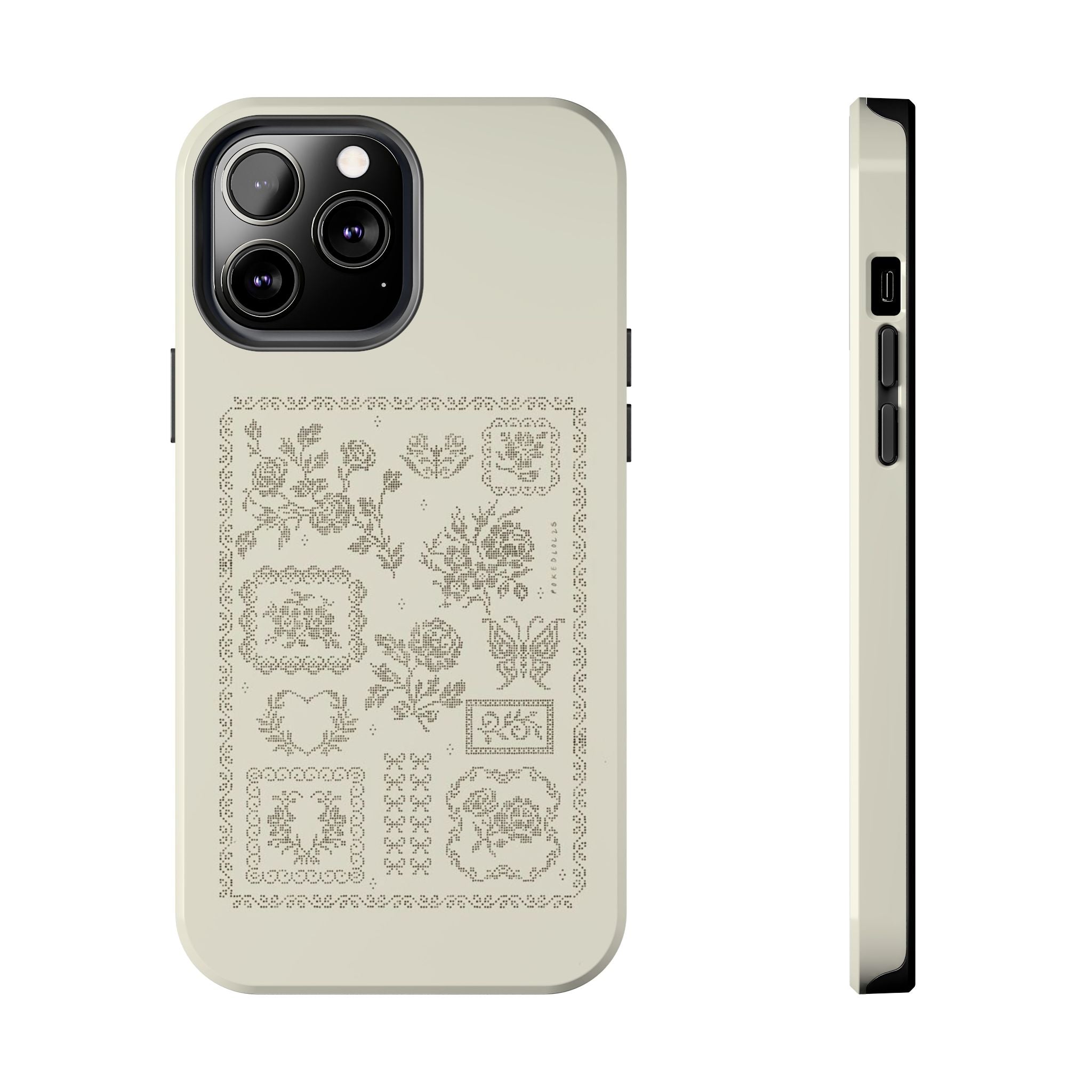 Visionary Embroidery Iphone Case - Protective Tough Case