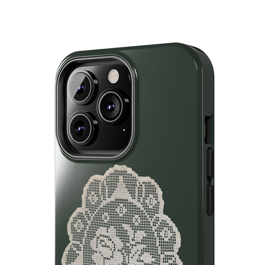 Visionary Floral Crochet Iphone Case - Protective Tough Case