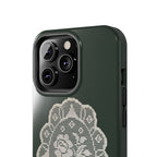 Visionary Floral Crochet Iphone Case - Protective Tough Case