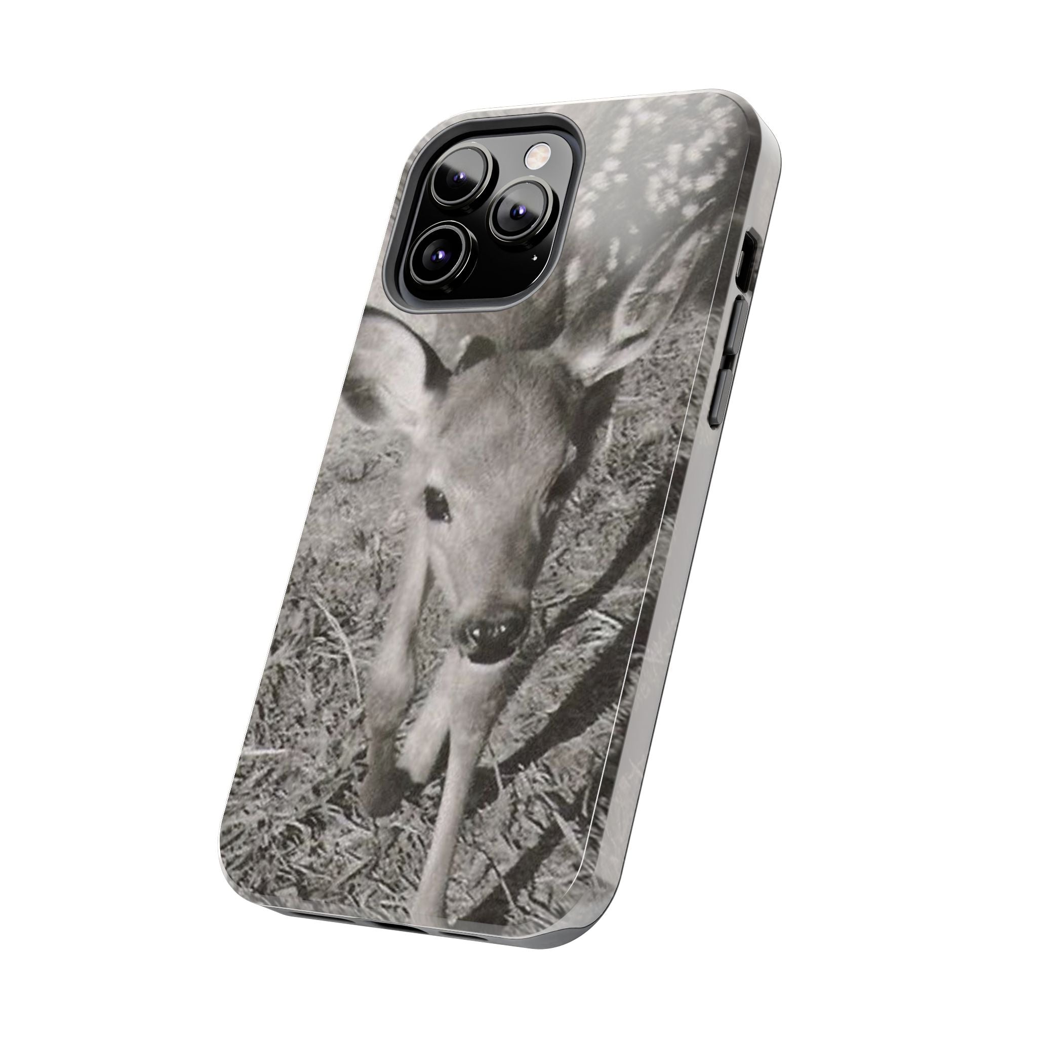 Visionary B&W Deer Iphone Case - Protective Tough Case