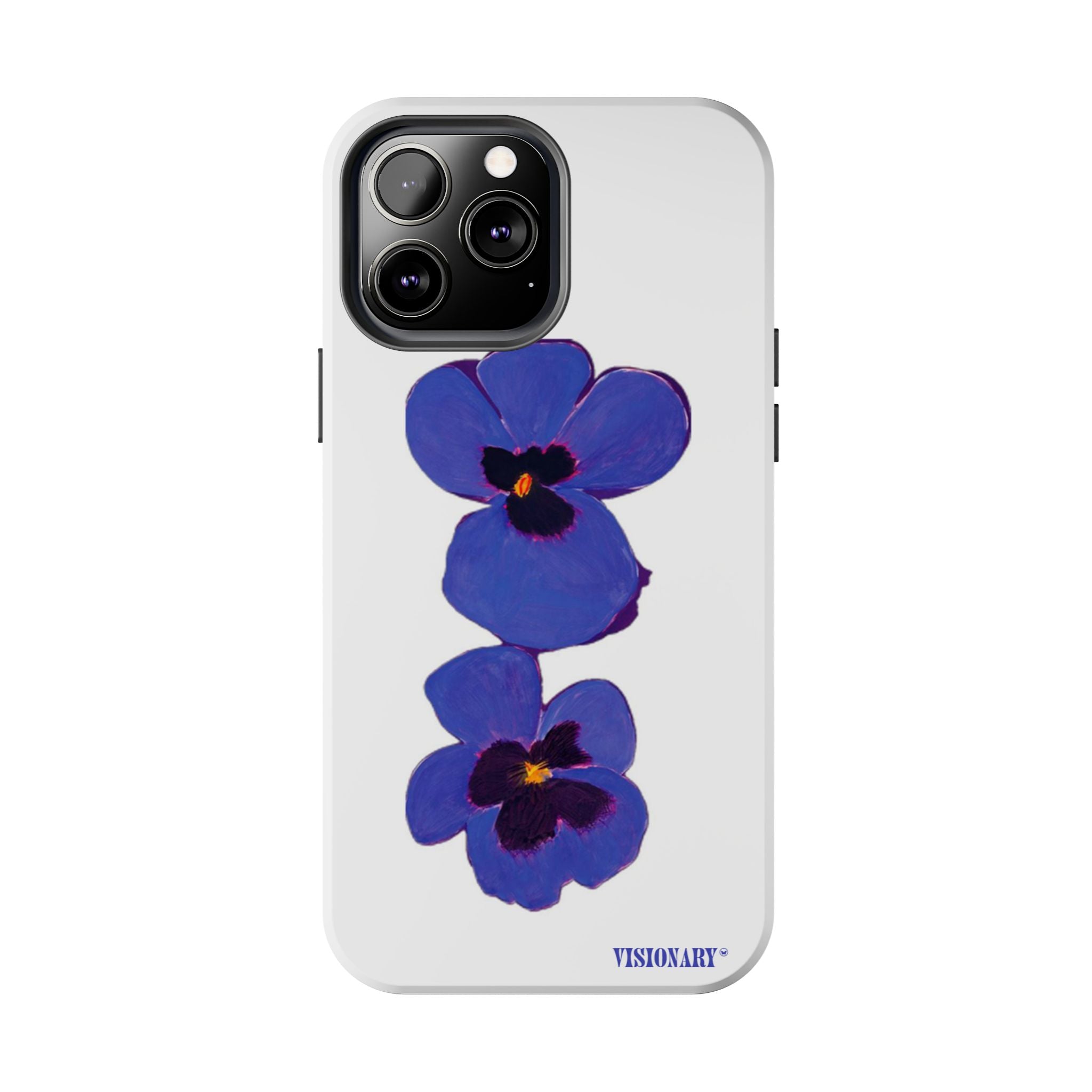 Visionary Twilight Pansies Iphone Case - Protective Tough Case