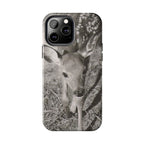 Visionary B&W Deer Iphone Case - Protective Tough Case