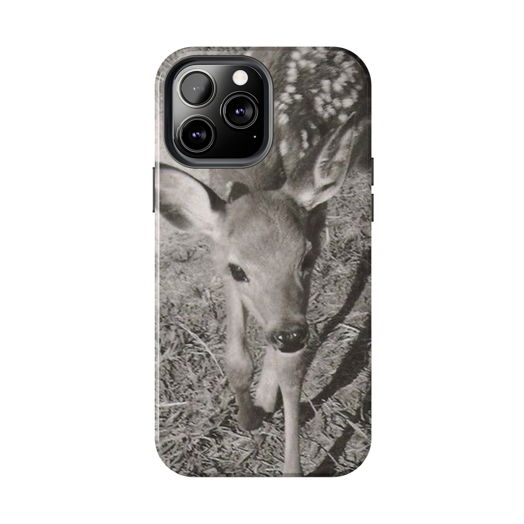 Visionary B&W Deer Iphone Case - Protective Tough Case