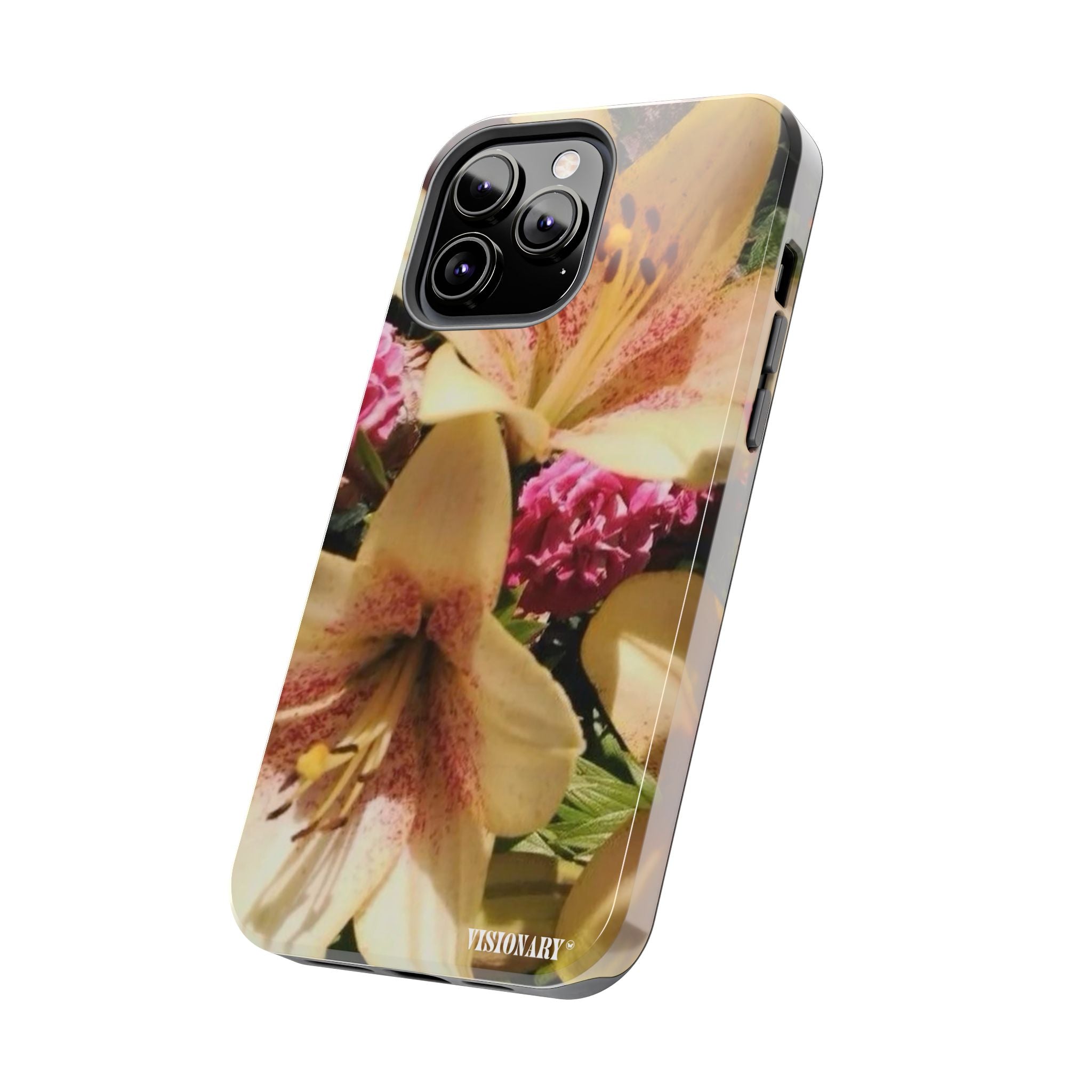 Visionary Golden Bloom Iphone Case - Protective Tough Case