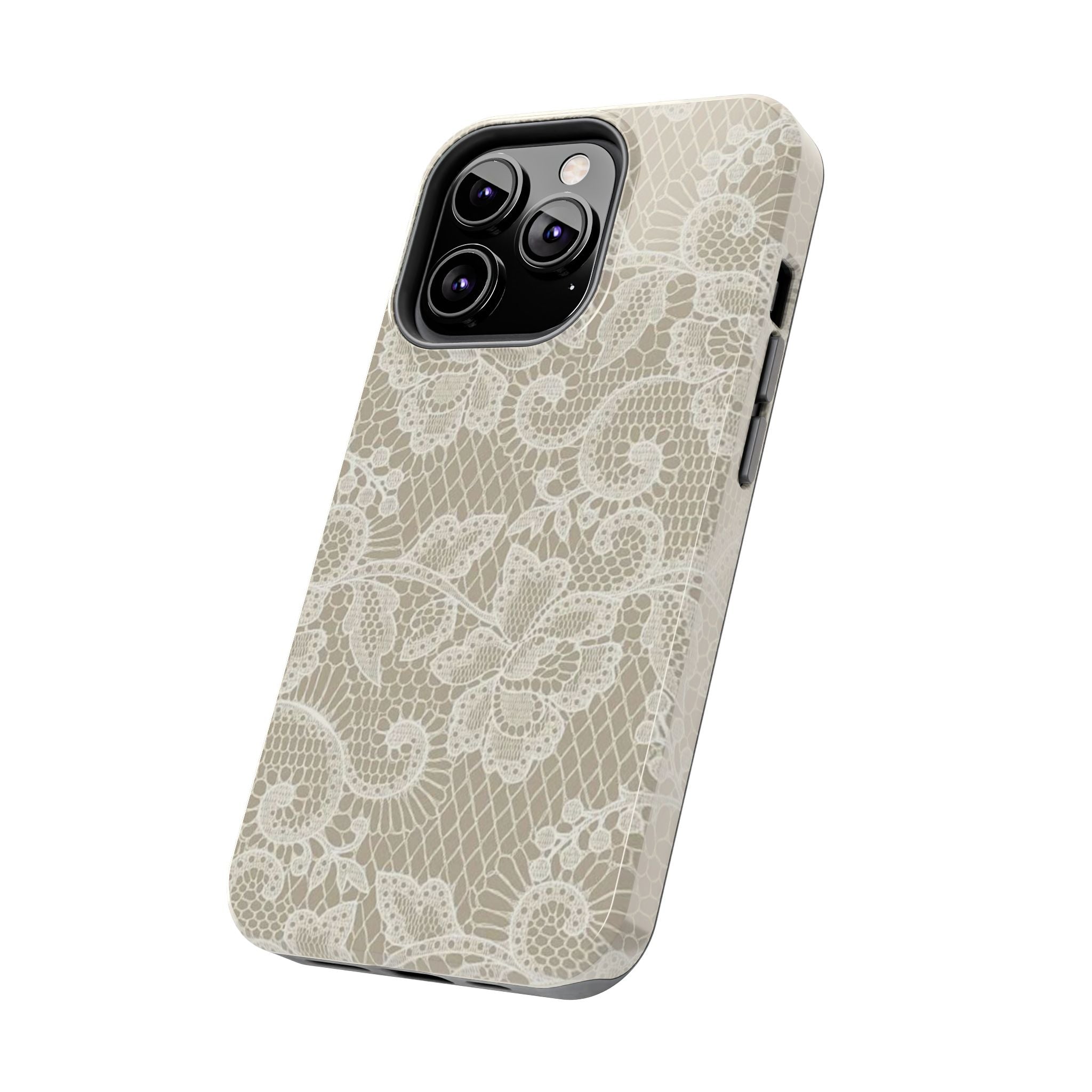 Visionary Chic Lace Iphone Case - Protective Tough Case