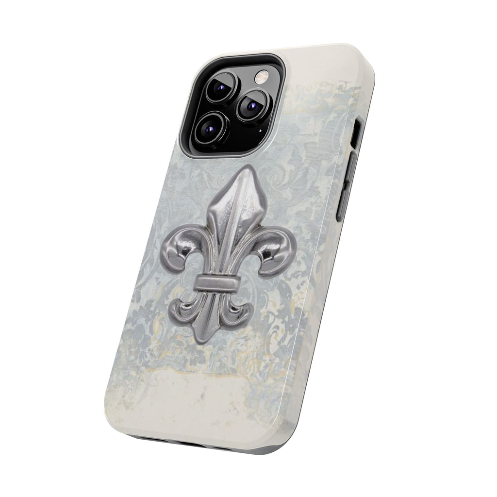 Visionary Fleur de lis Iphone Case - Protective Tough Case