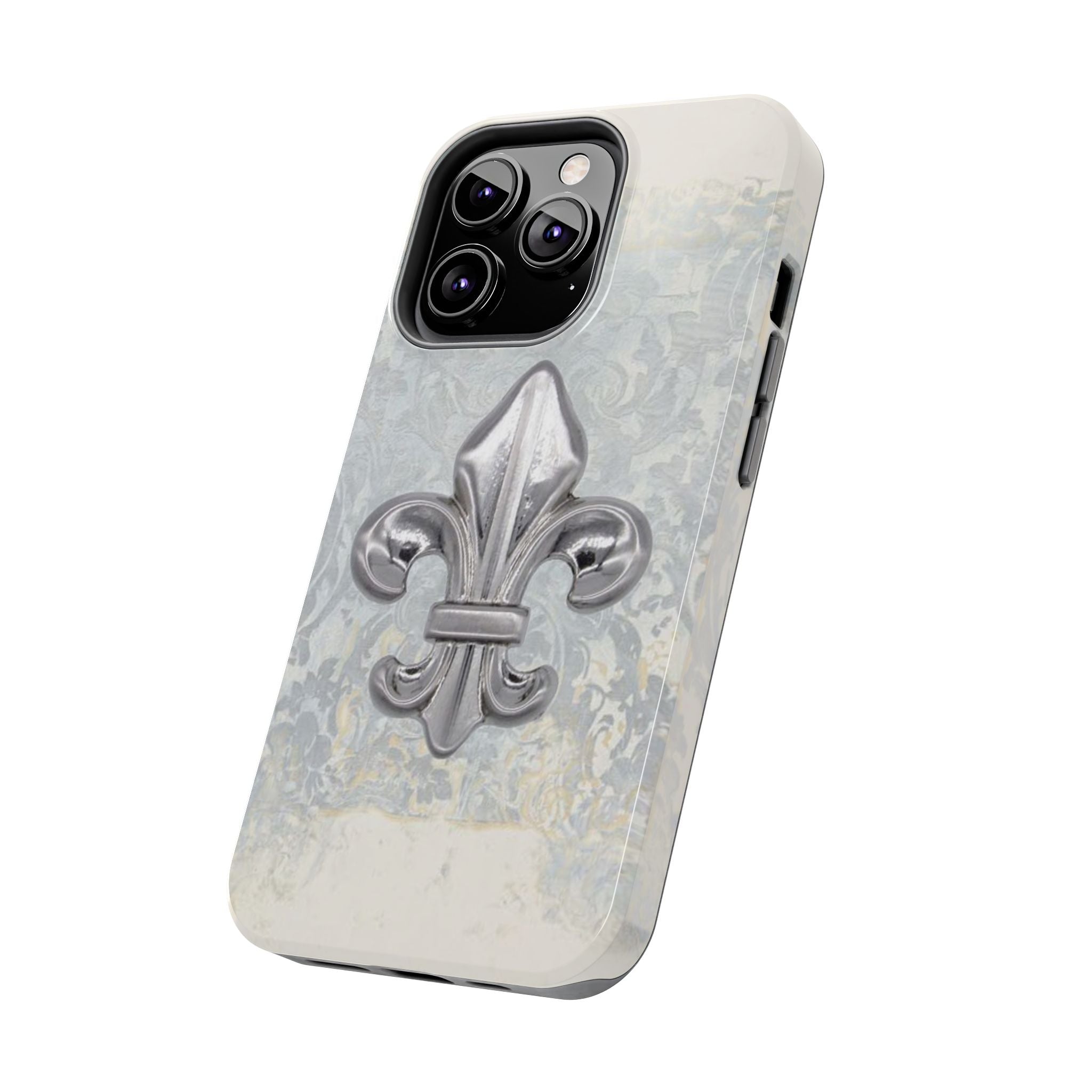 Visionary Fleur de lis Iphone Case - Protective Tough Case