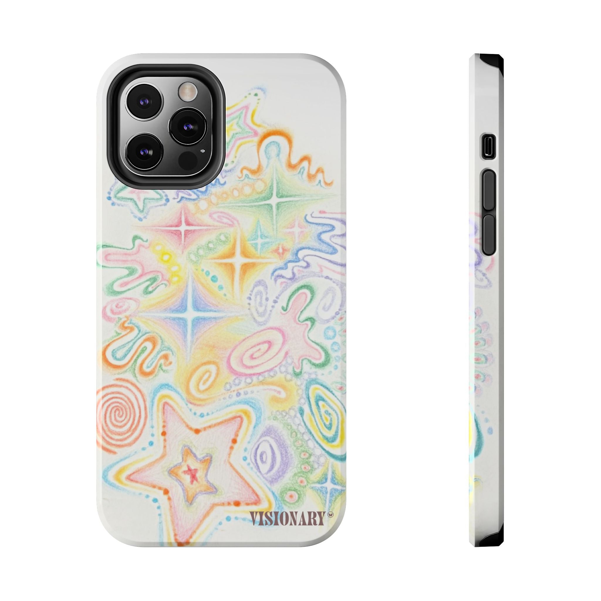 Visionary Doodle Dreams Iphone Case - Protective Tough Case