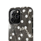Visionary Noir Flora Iphone Case - Protective Tough Case