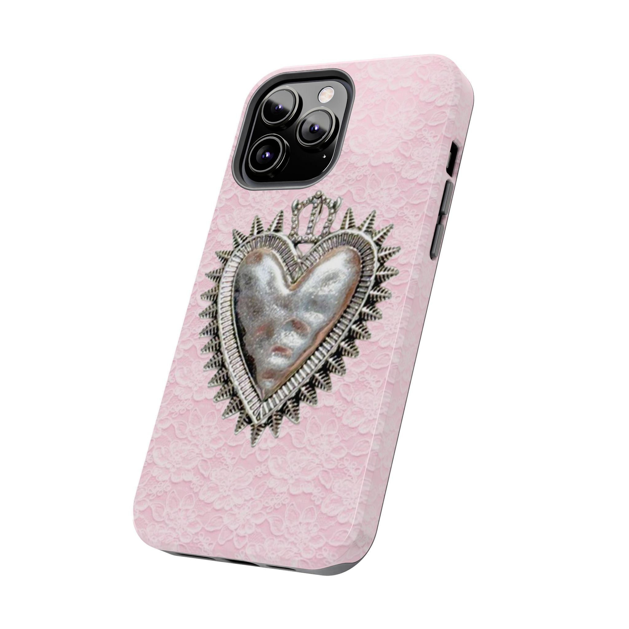 Visionary Sacred Heart Iphone Case - Protective Tough Case
