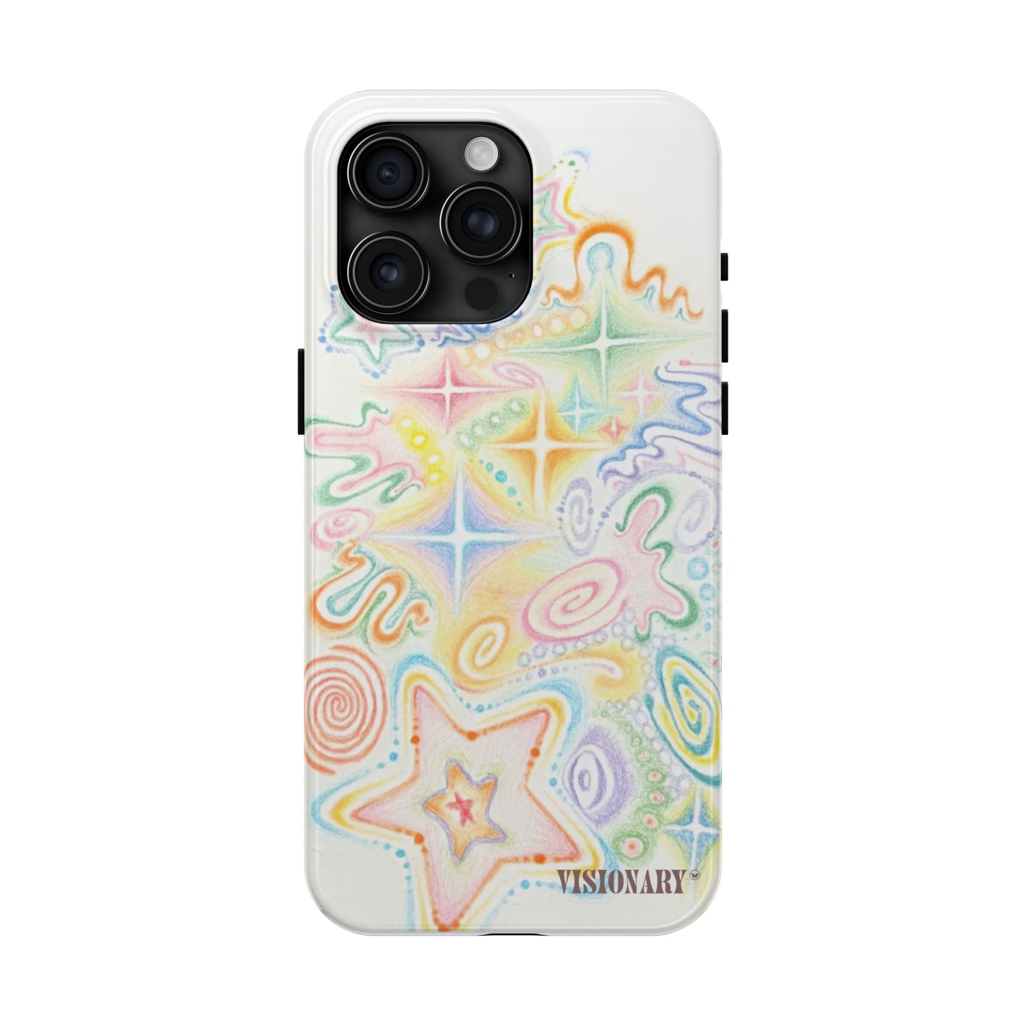 Visionary Doodle Dreams Iphone Case - Protective Tough Case