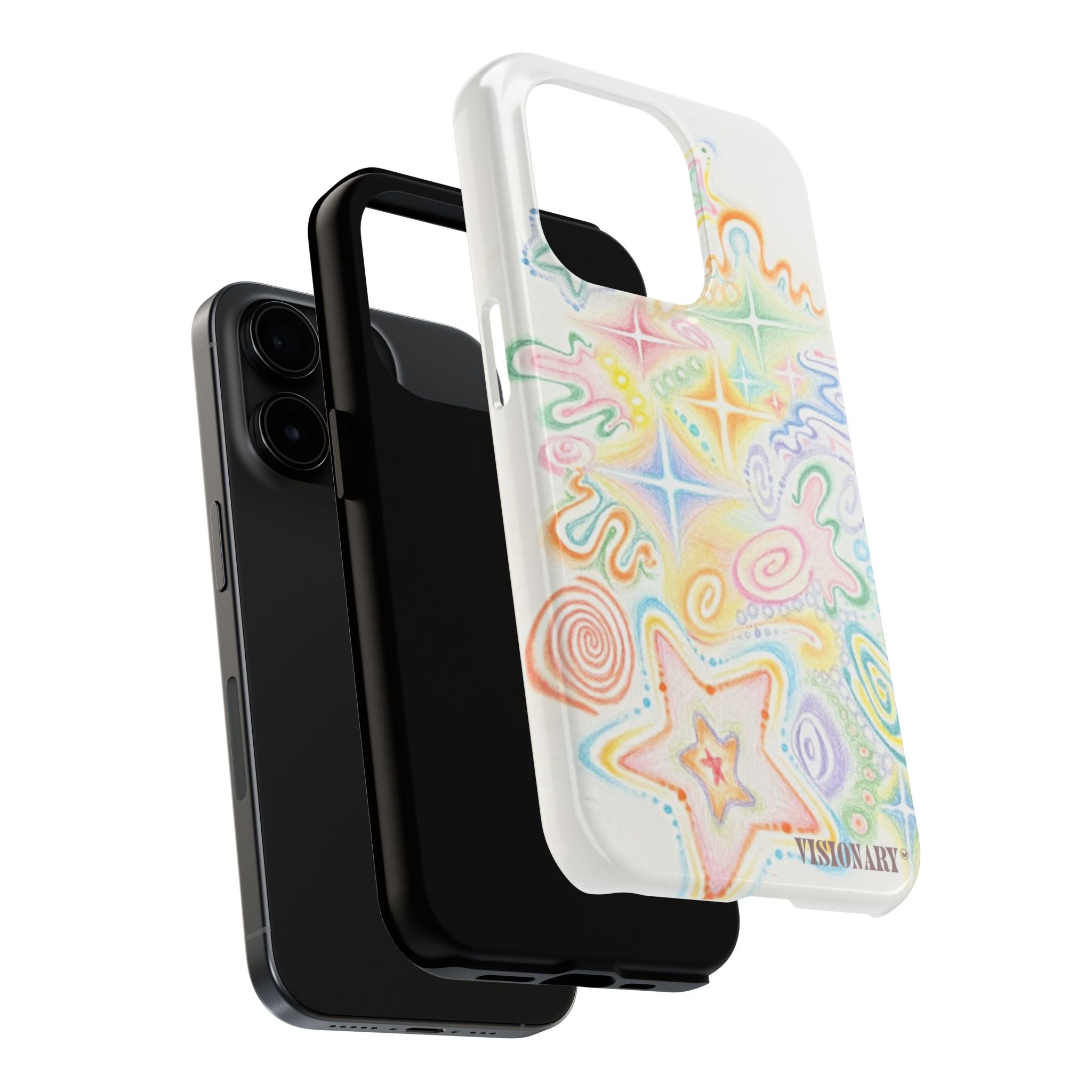 Visionary Doodle Dreams Iphone Case - Protective Tough Case