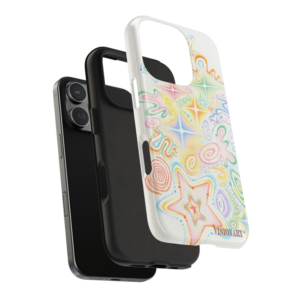Visionary Doodle Dreams Iphone Case - Protective Tough Case