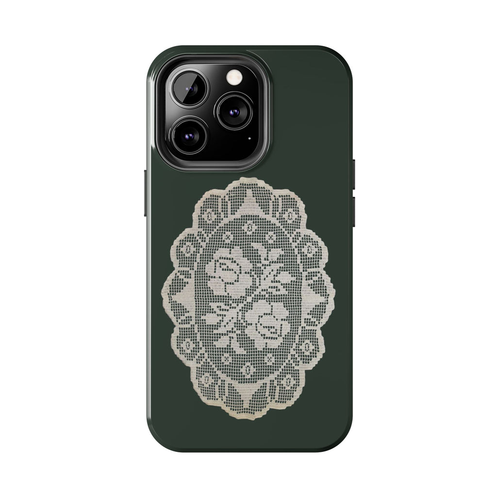 Visionary Floral Crochet Iphone Case - Protective Tough Case