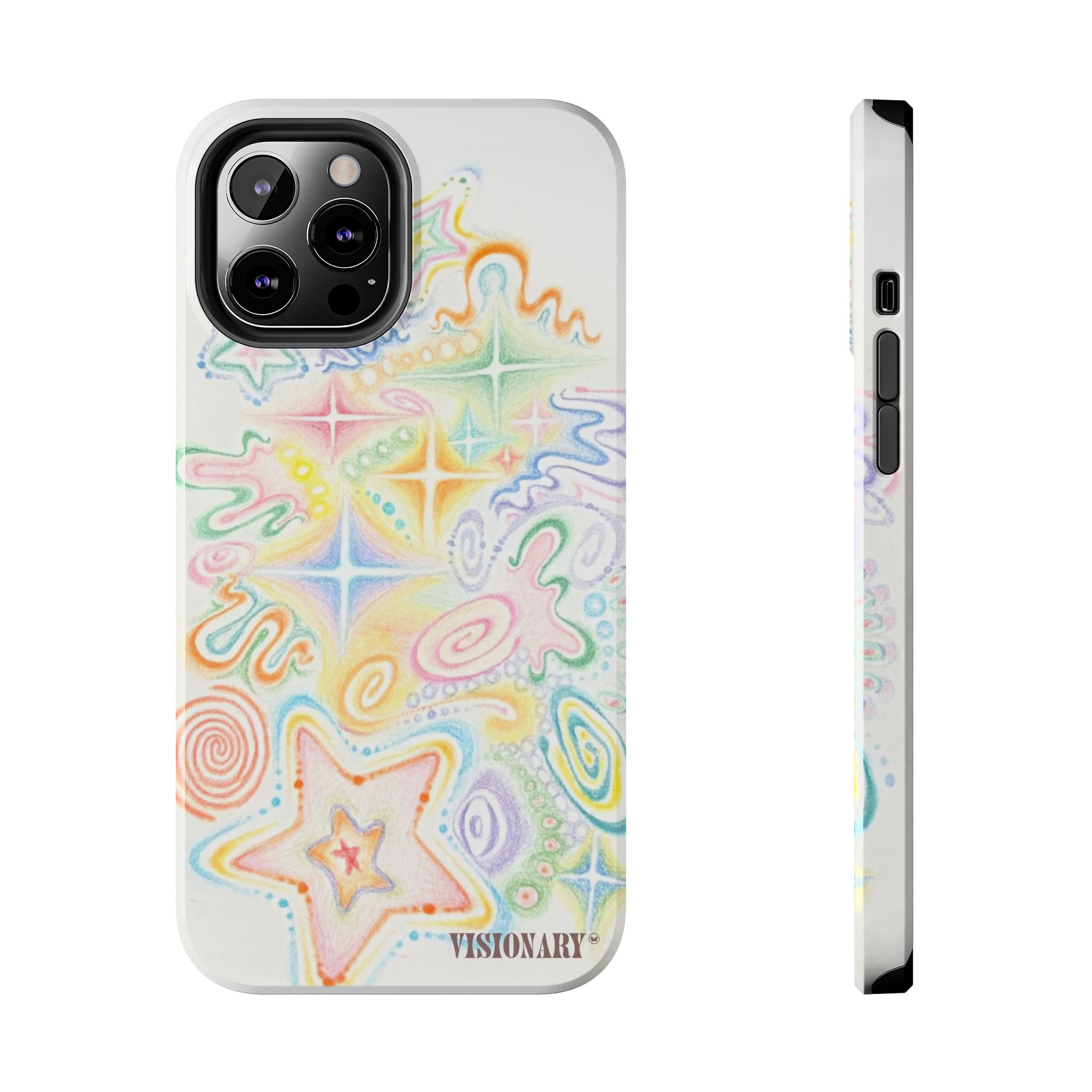 Visionary Doodle Dreams Iphone Case - Protective Tough Case