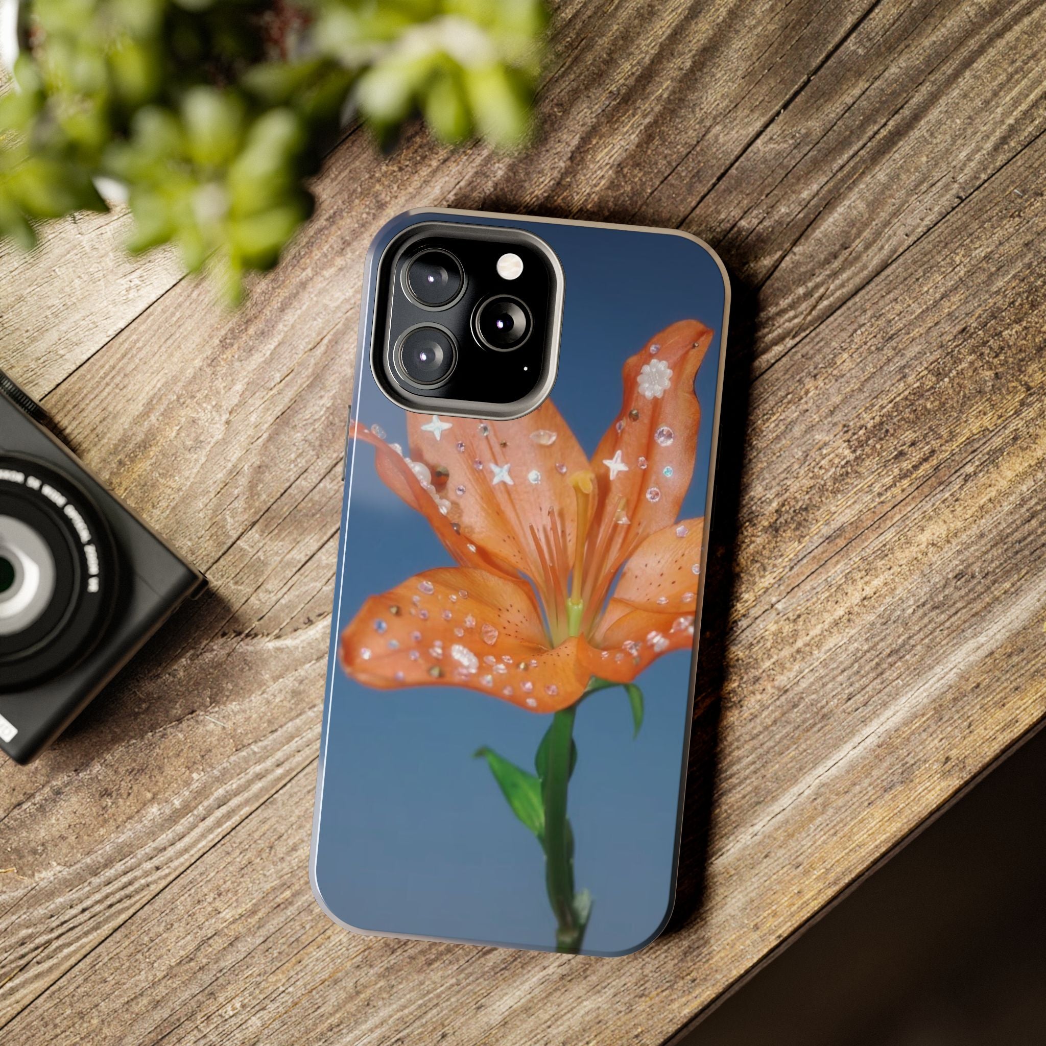 Visionary Dew-Kissed Lily Iphone Case - Protective Tough Case