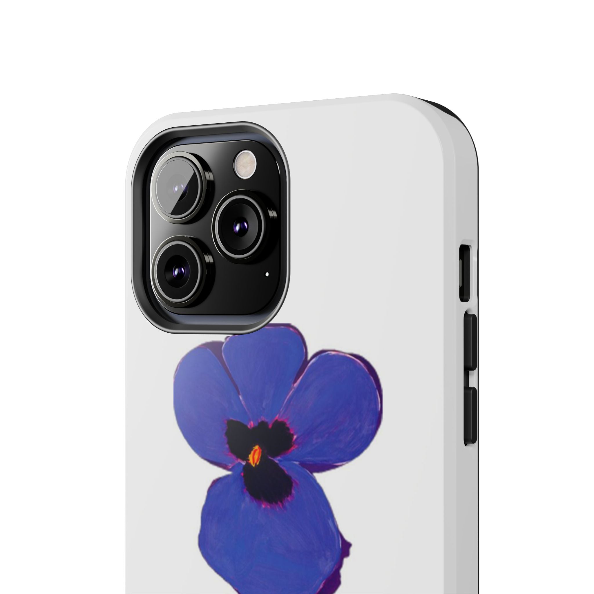 Visionary Twilight Pansies Iphone Case - Protective Tough Case