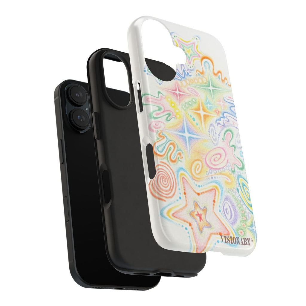 Visionary Doodle Dreams Iphone Case - Protective Tough Case