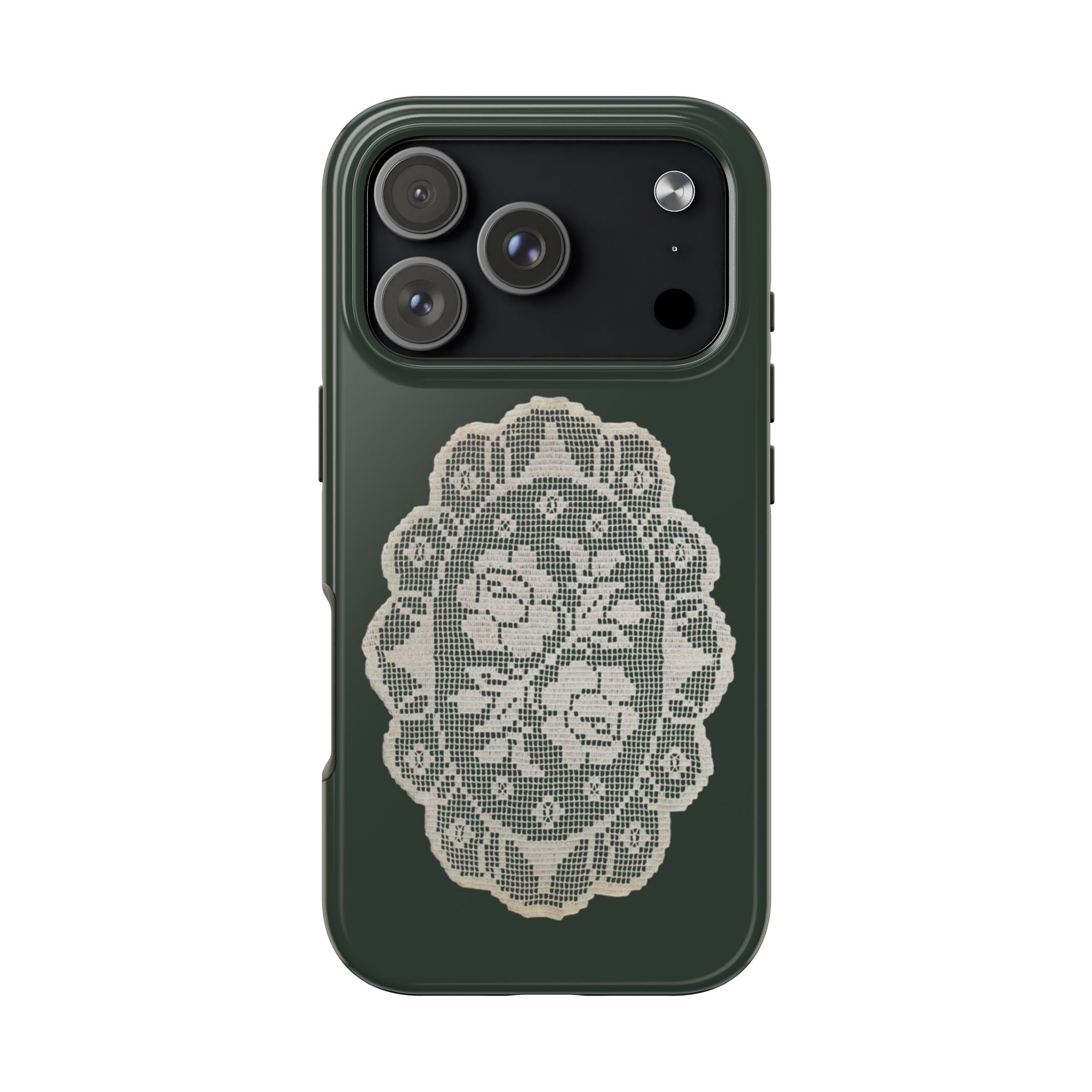 Visionary Floral Crochet Iphone Case - Protective Tough Case