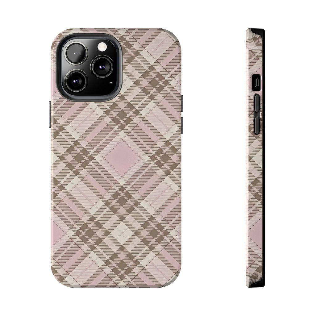Visionary Plaid Princess Iphone Case - Protective Tough Case